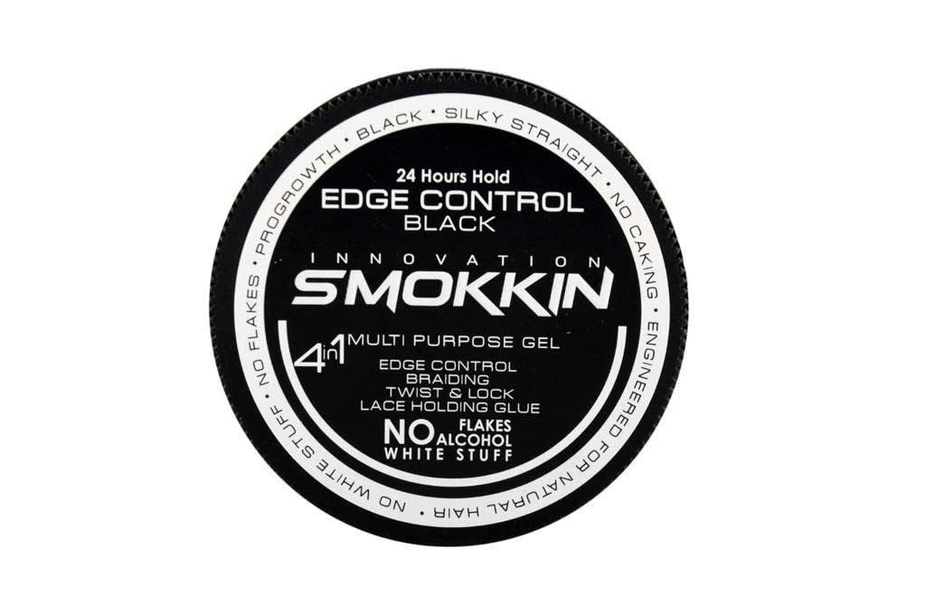 Smokkin Strong Hold Hair Gel with Argan Oil for Braids & Edges