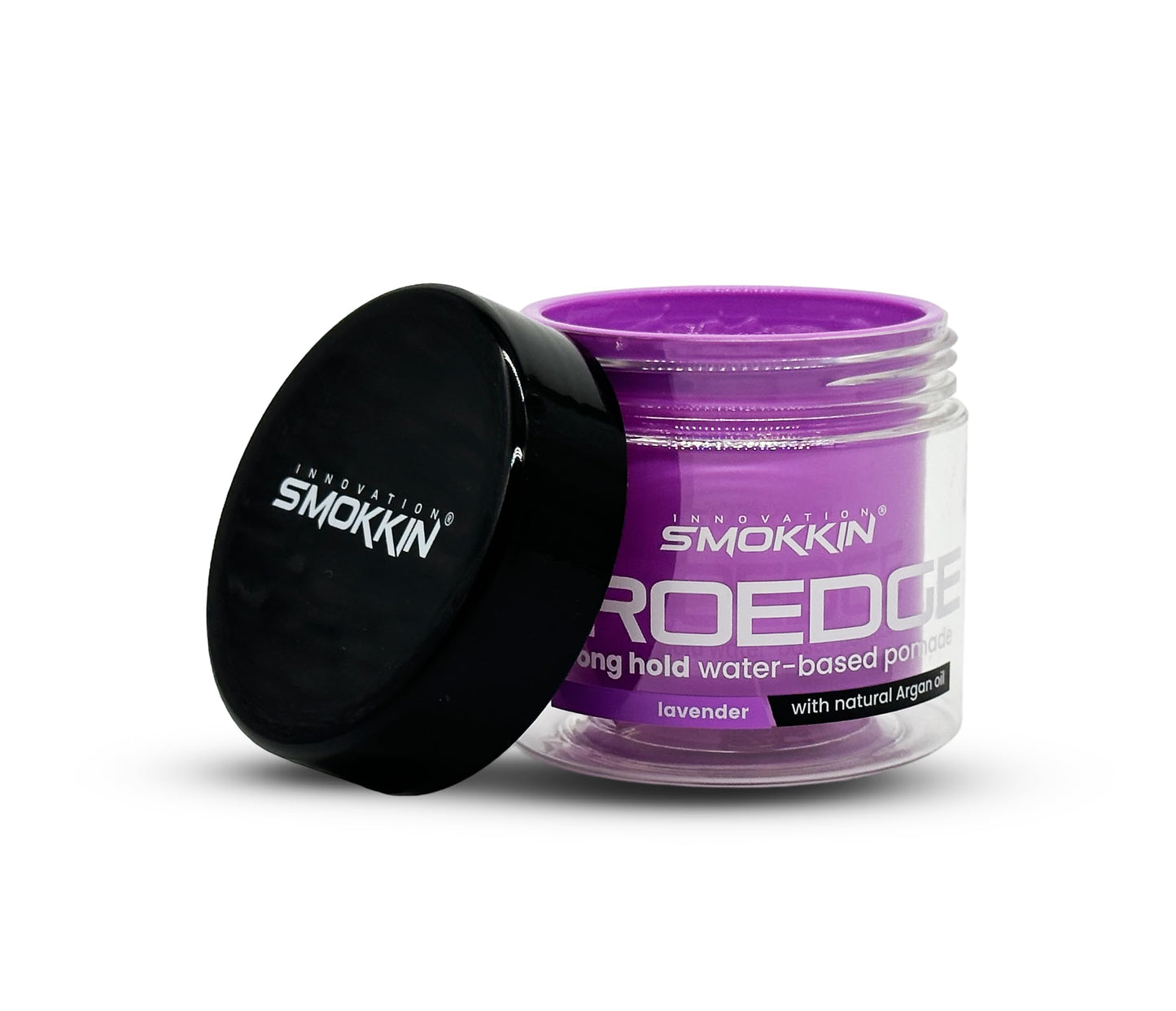 Smokkin Pro Edge Hair Styling Gel - Alcohol-Free, Water-Based Gel with Argan Oil | Strong Hold, Edge Control & Twist Gel for Men & Women