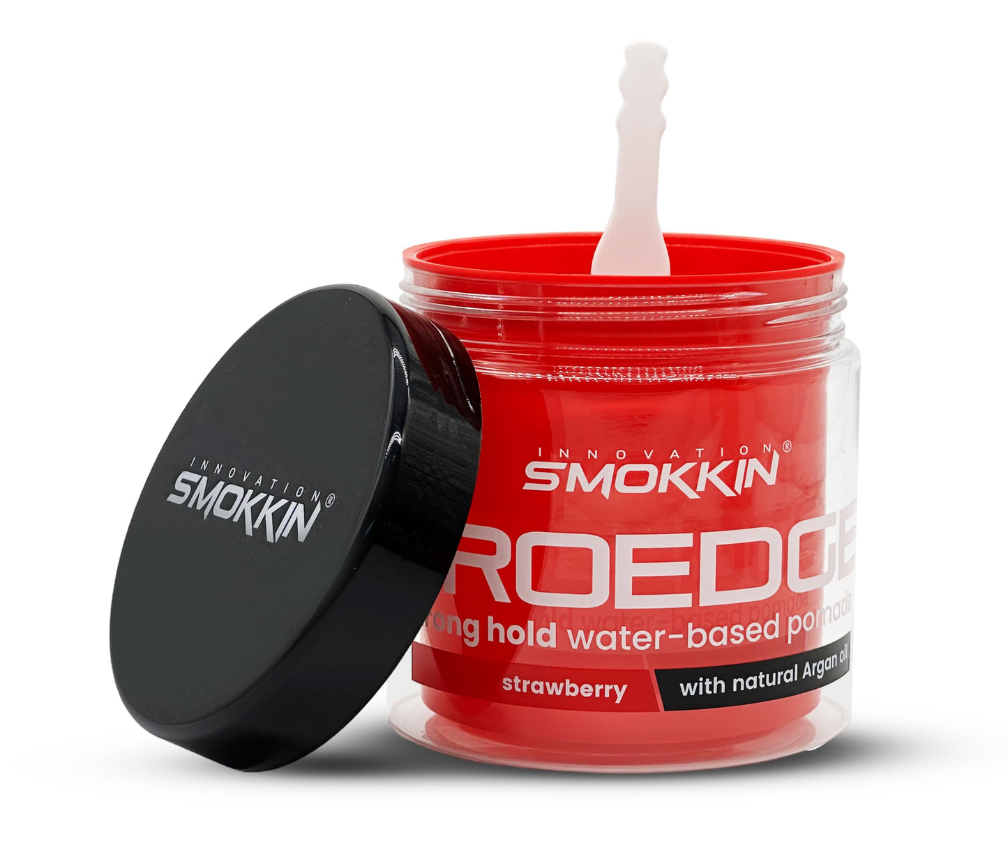 Smokkin Pro Edge Hair Styling Gel - Alcohol-Free, Water-Based Gel with Argan Oil | Strong Hold, Edge Control & Twist Gel for Men & Women