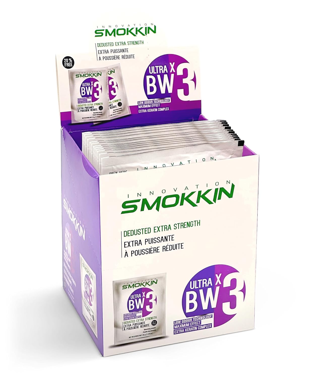SMOKKIN ULTRA X BW3 Professional Hair Bleaching Powder – Fast Lightening, Damage Protection & Salon-Quality Results