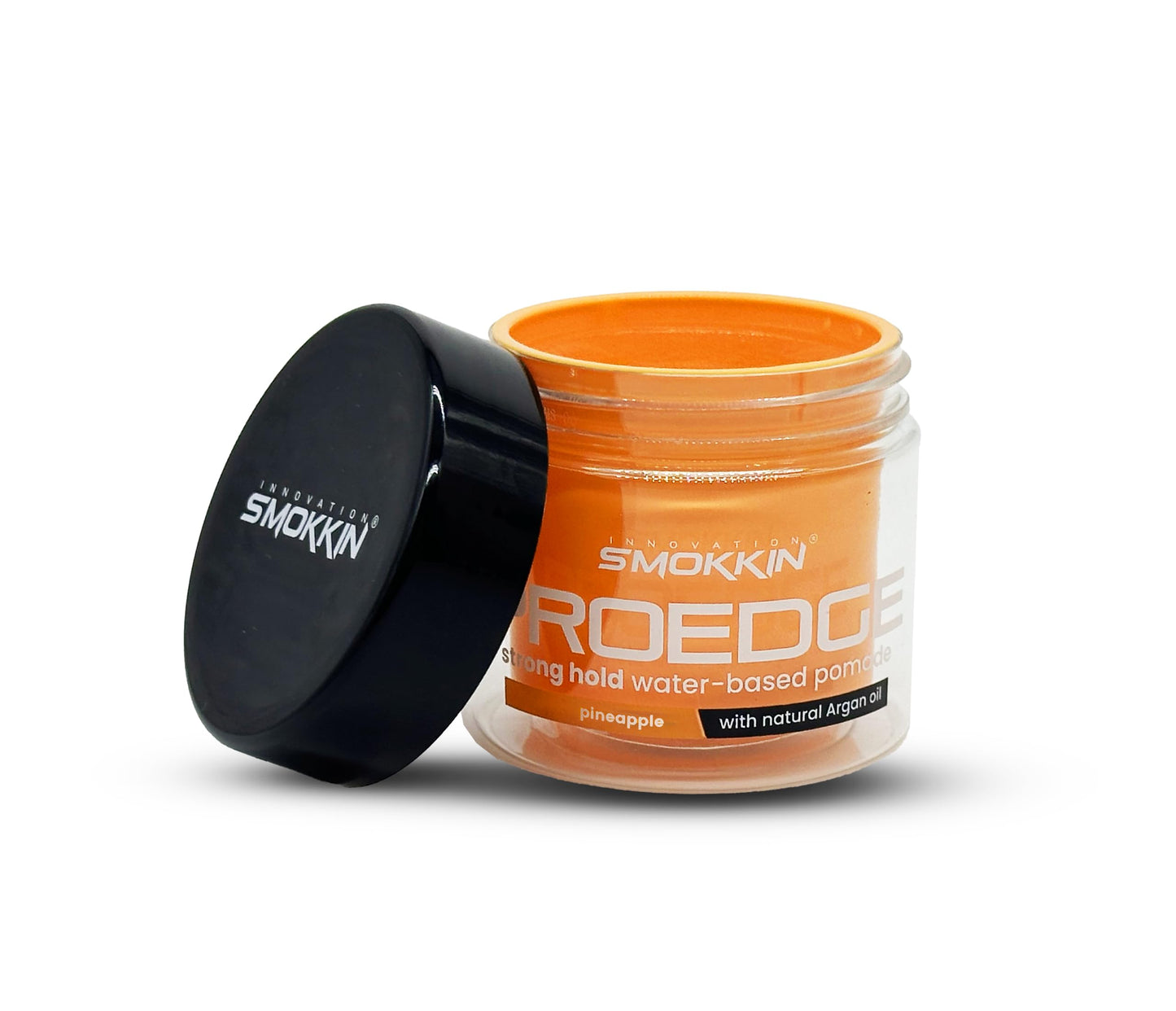 Smokkin Pro Edge Hair Styling Gel - Alcohol-Free, Water-Based Gel with Argan Oil | Strong Hold, Edge Control & Twist Gel for Men & Women