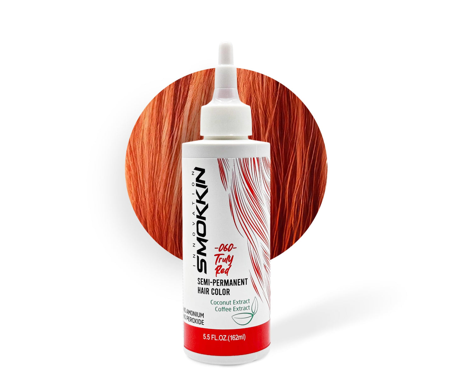 Smokkin Innovation Semi-Permanent Hair Dye - Long-Lasting, Vegan, Ammonia-Free Hair Color with Natural Extracts