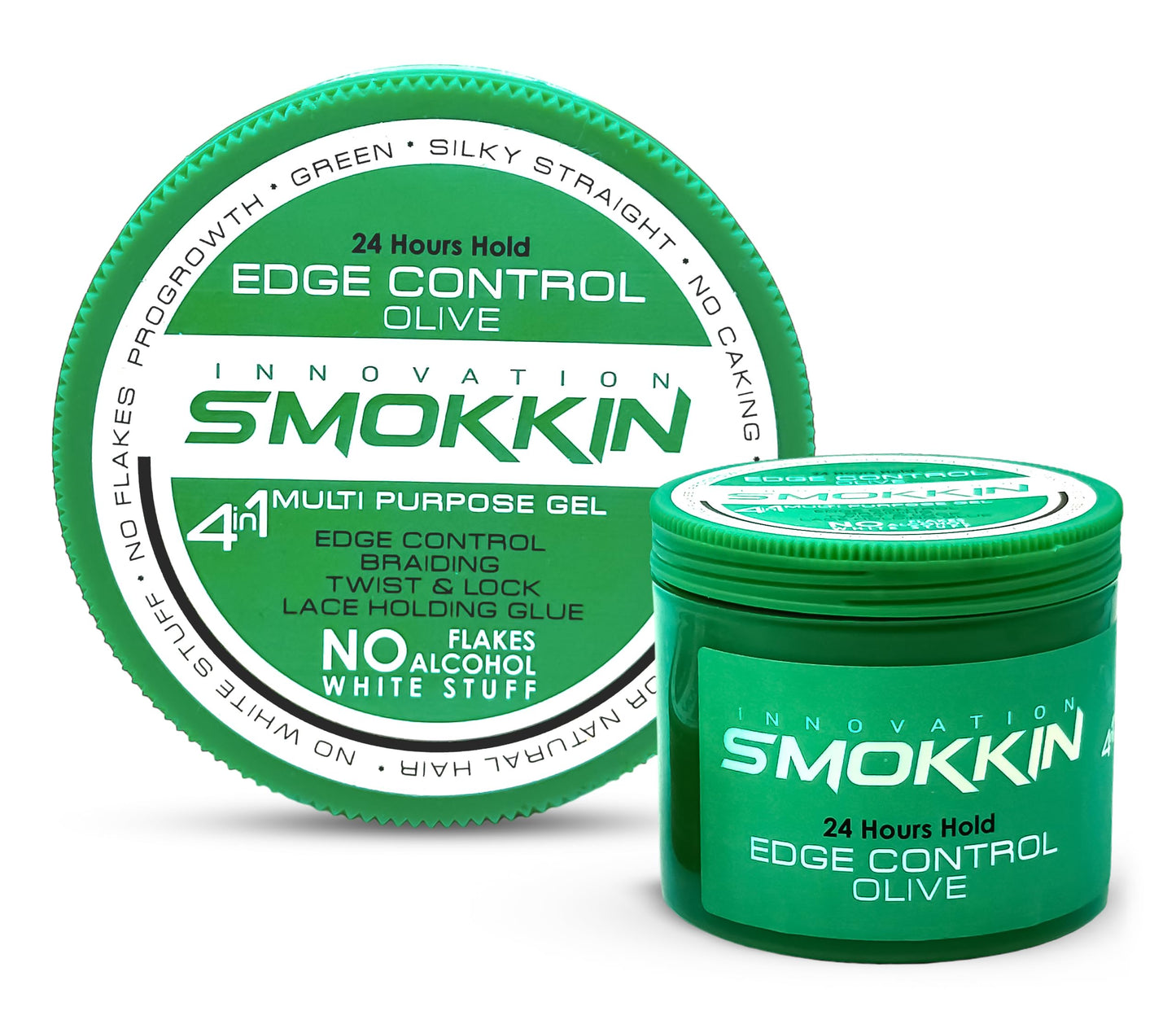 Smokkin Strong Hold Hair Gel with Argan Oil for Braids & Edges