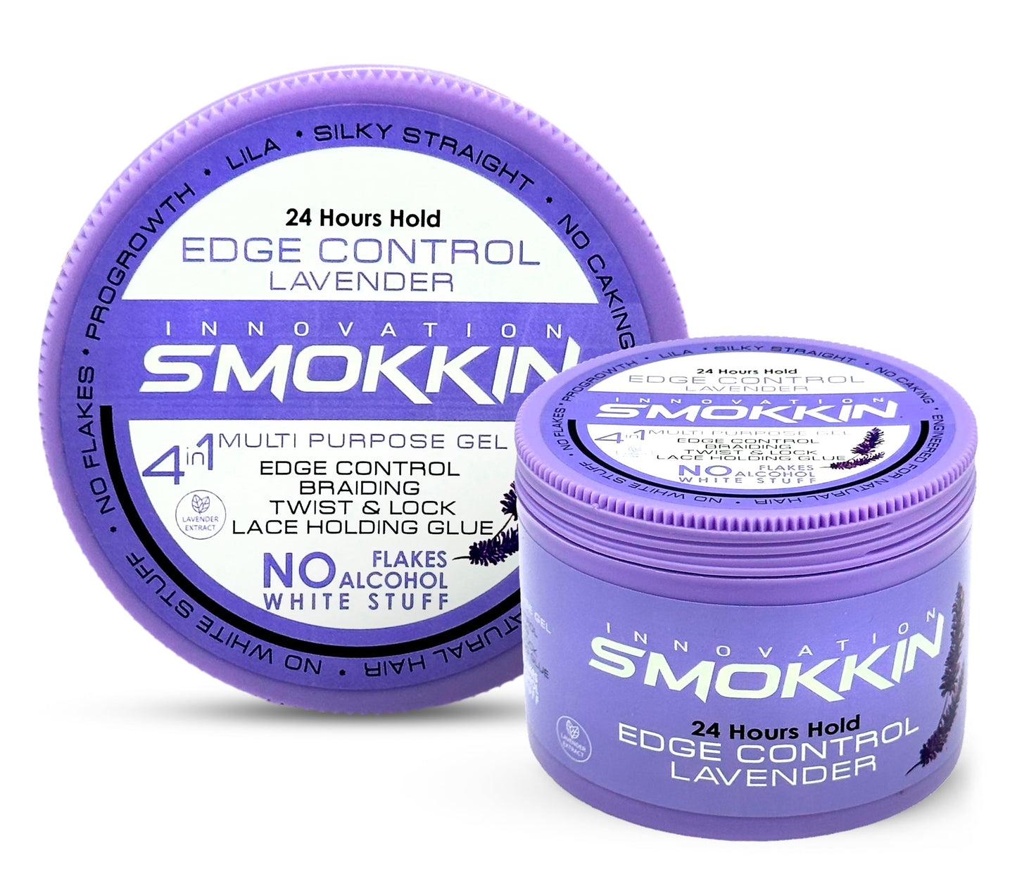 Smokkin Strong Hold Hair Gel with Argan Oil for Braids & Edges