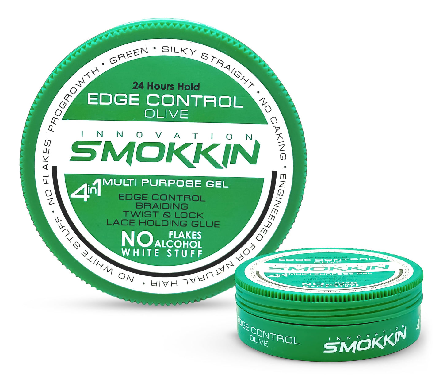 Smokkin Strong Hold Hair Gel with Argan Oil for Braids & Edges