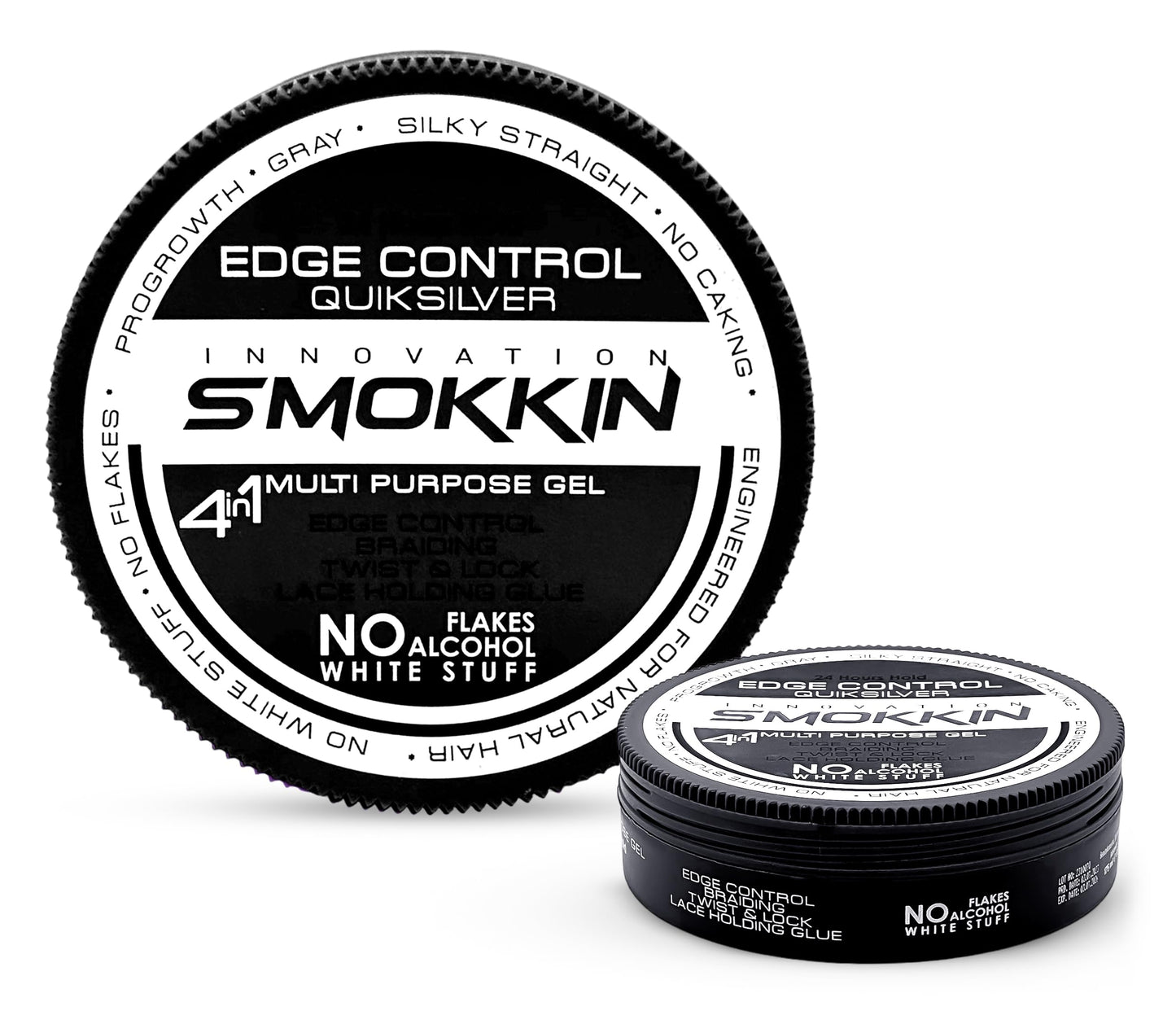 Smokkin Strong Hold Hair Gel with Argan Oil for Braids & Edges