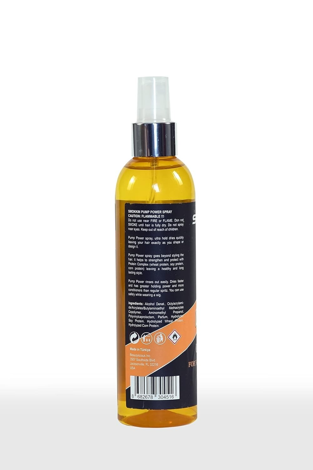 Smokkin Ultra Hold Hair Spray Spritz, Long-Lasting Styling Hold - 8 fl oz