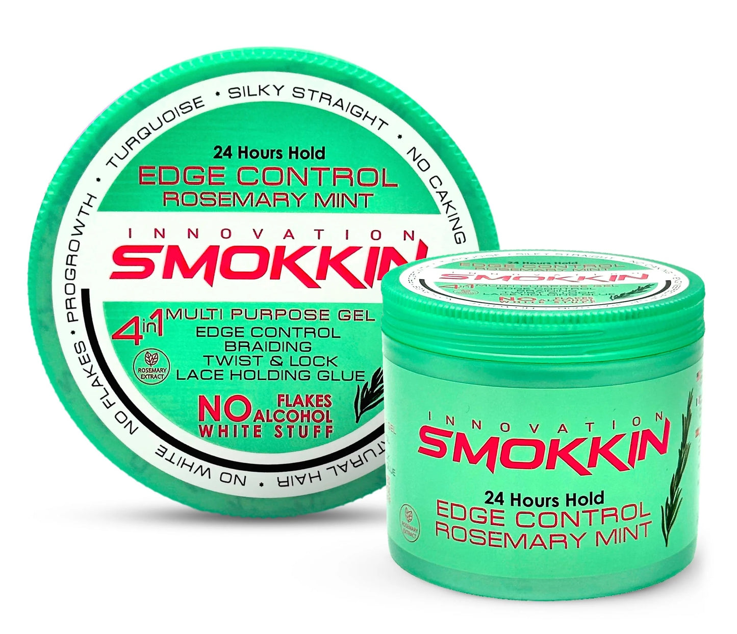 Smokkin Strong Hold Hair Gel with Argan Oil for Braids & Edges