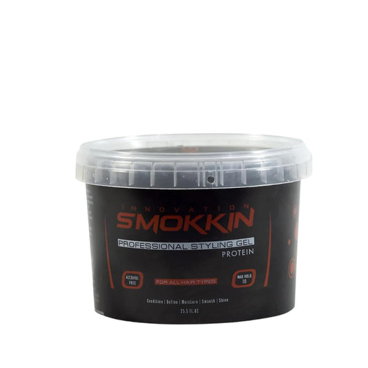 INNOVATION SMOKKIN Pro Edge Hair Gel – Strong Hold Styling Gel for All Hair Types, Edges, Curls, Coils & Beards