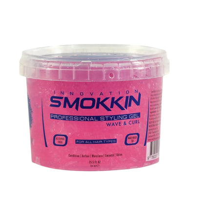 INNOVATION SMOKKIN Pro Edge Hair Gel – Strong Hold Styling Gel for All Hair Types, Edges, Curls, Coils & Beards