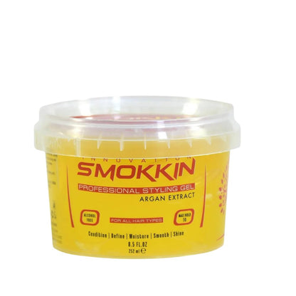 INNOVATION SMOKKIN Pro Edge Hair Gel – Strong Hold Styling Gel for All Hair Types, Edges, Curls, Coils & Beards