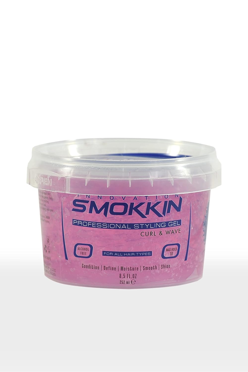 INNOVATION SMOKKIN Pro Edge Hair Gel – Strong Hold Styling Gel for All Hair Types, Edges, Curls, Coils & Beards
