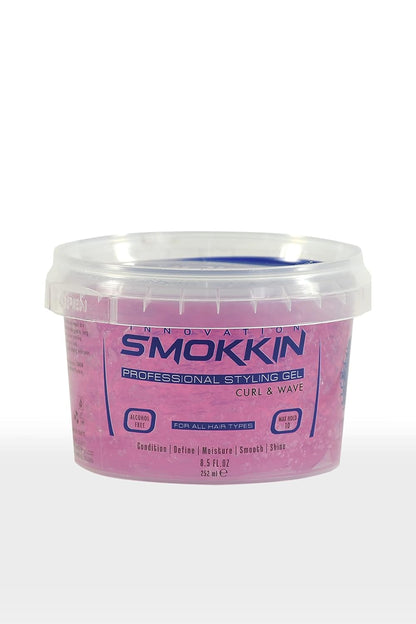 INNOVATION SMOKKIN Pro Edge Hair Gel – Strong Hold Styling Gel for All Hair Types, Edges, Curls, Coils & Beards