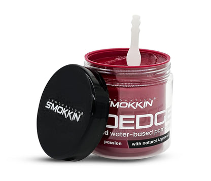 Smokkin Pro Edge Hair Styling Gel - Alcohol-Free, Water-Based Gel with Argan Oil | Strong Hold, Edge Control & Twist Gel for Men & Women