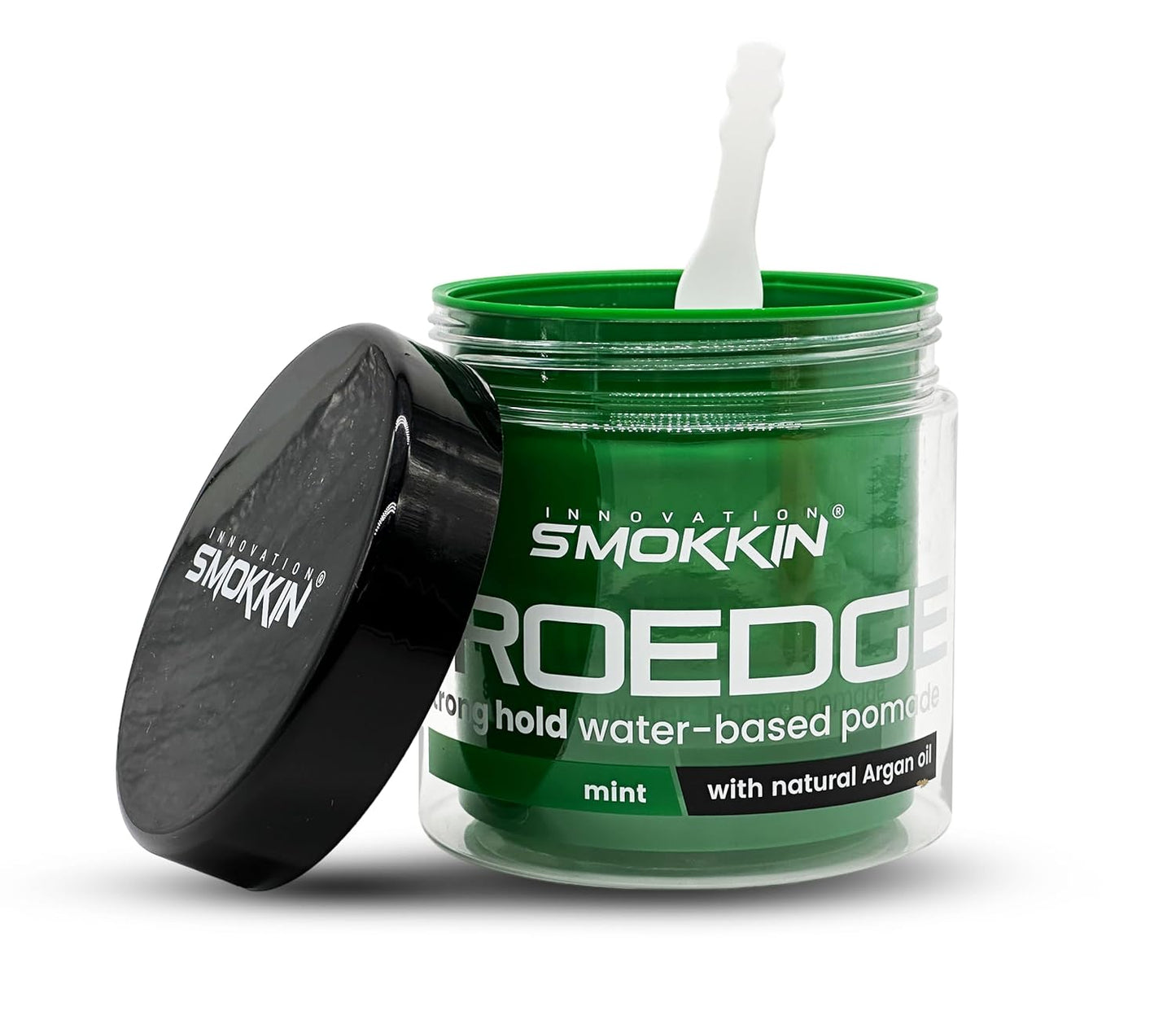 Smokkin Pro Edge Hair Styling Gel - Alcohol-Free, Water-Based Gel with Argan Oil | Strong Hold, Edge Control & Twist Gel for Men & Women