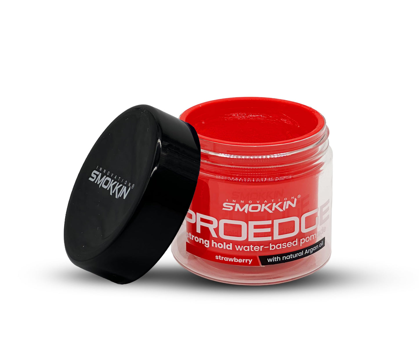 Smokkin Pro Edge Hair Styling Gel - Alcohol-Free, Water-Based Gel with Argan Oil | Strong Hold, Edge Control & Twist Gel for Men & Women
