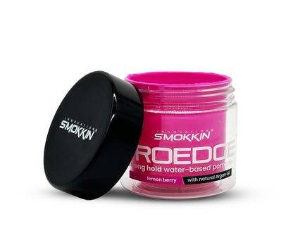 Smokkin Pro Edge Hair Styling Gel - Alcohol-Free, Water-Based Gel with Argan Oil | Strong Hold, Edge Control & Twist Gel for Men & Women
