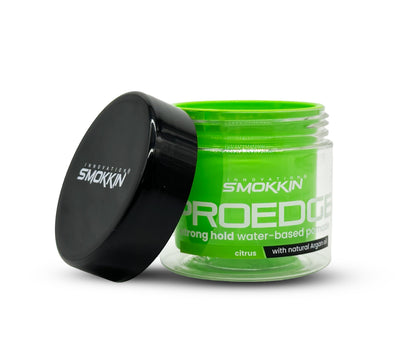 Smokkin Pro Edge Hair Styling Gel - Alcohol-Free, Water-Based Gel with Argan Oil | Strong Hold, Edge Control & Twist Gel for Men & Women