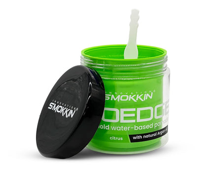 Smokkin Pro Edge Hair Styling Gel - Alcohol-Free, Water-Based Gel with Argan Oil | Strong Hold, Edge Control & Twist Gel for Men & Women