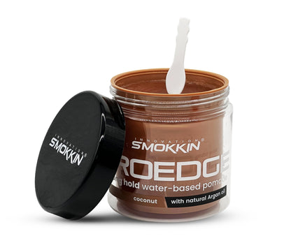 Smokkin Pro Edge Hair Styling Gel - Alcohol-Free, Water-Based Gel with Argan Oil | Strong Hold, Edge Control & Twist Gel for Men & Women