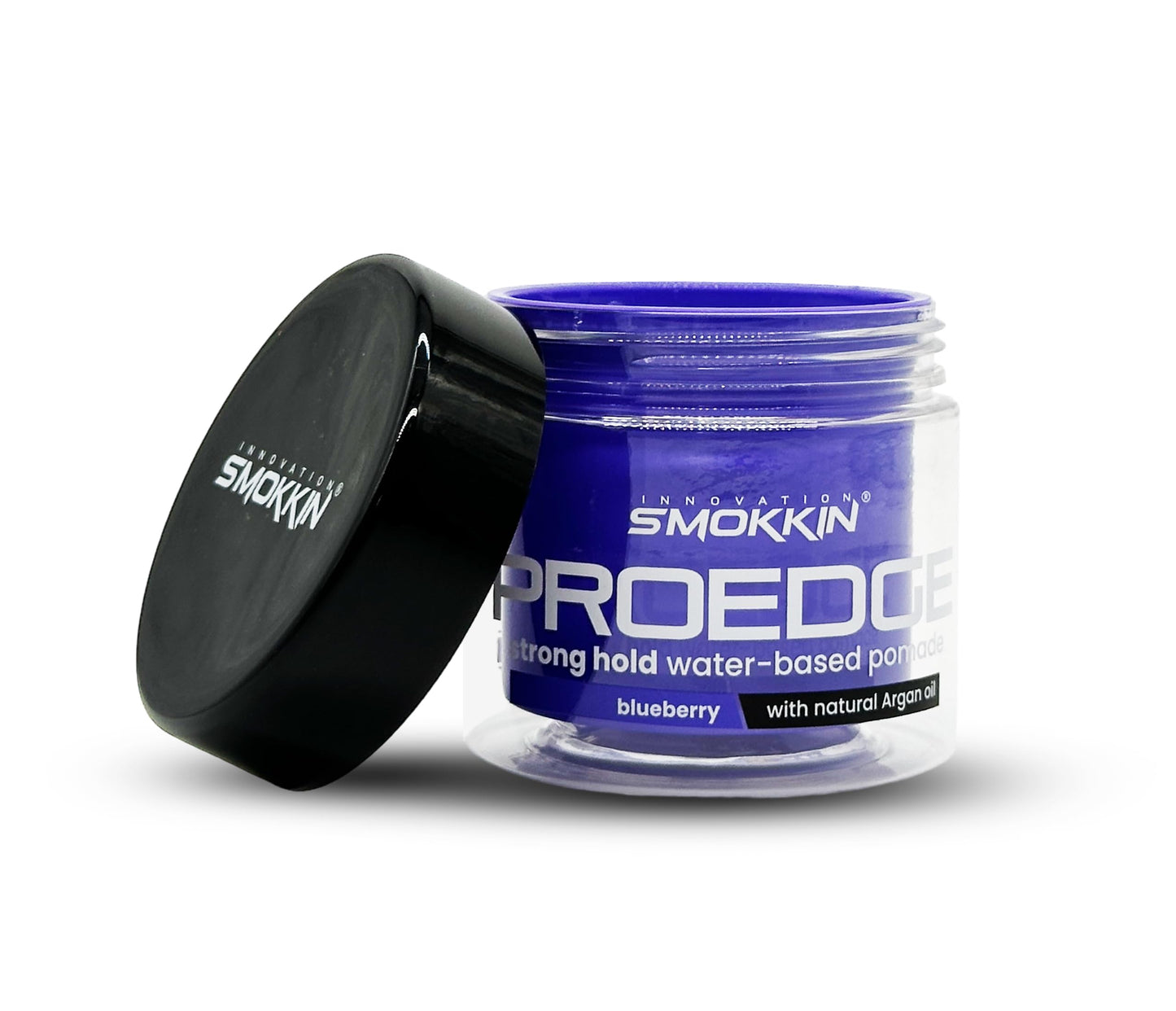 Smokkin Pro Edge Hair Styling Gel - Alcohol-Free, Water-Based Gel with Argan Oil | Strong Hold, Edge Control & Twist Gel for Men & Women