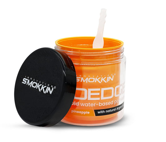 Smokkin Pro Edge Hair Styling Gel - Alcohol-Free, Water-Based Gel with Argan Oil | Strong Hold, Edge Control & Twist Gel for Men & Women