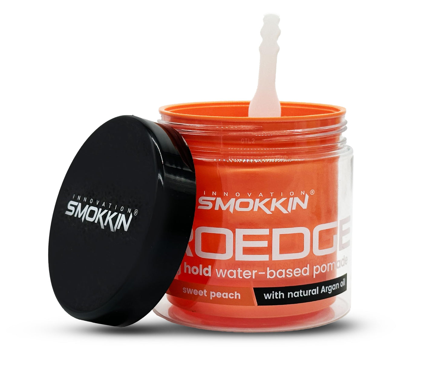 Smokkin Pro Edge Hair Styling Gel - Alcohol-Free, Water-Based Gel with Argan Oil | Strong Hold, Edge Control & Twist Gel for Men & Women