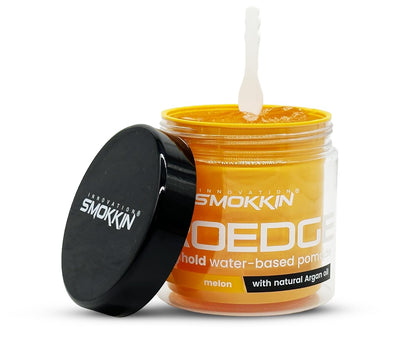 Smokkin Pro Edge Hair Styling Gel - Alcohol-Free, Water-Based Gel with Argan Oil | Strong Hold, Edge Control & Twist Gel for Men & Women