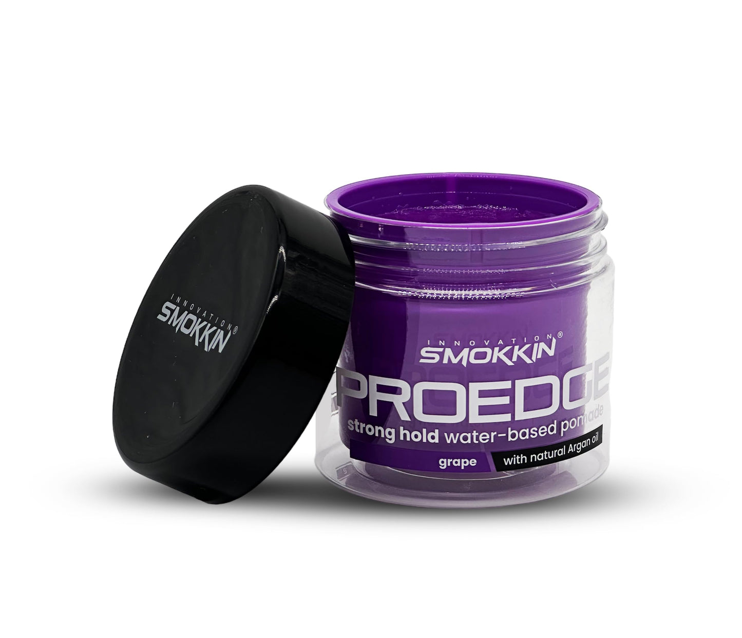 Smokkin Pro Edge Hair Styling Gel - Alcohol-Free, Water-Based Gel with Argan Oil | Strong Hold, Edge Control & Twist Gel for Men & Women