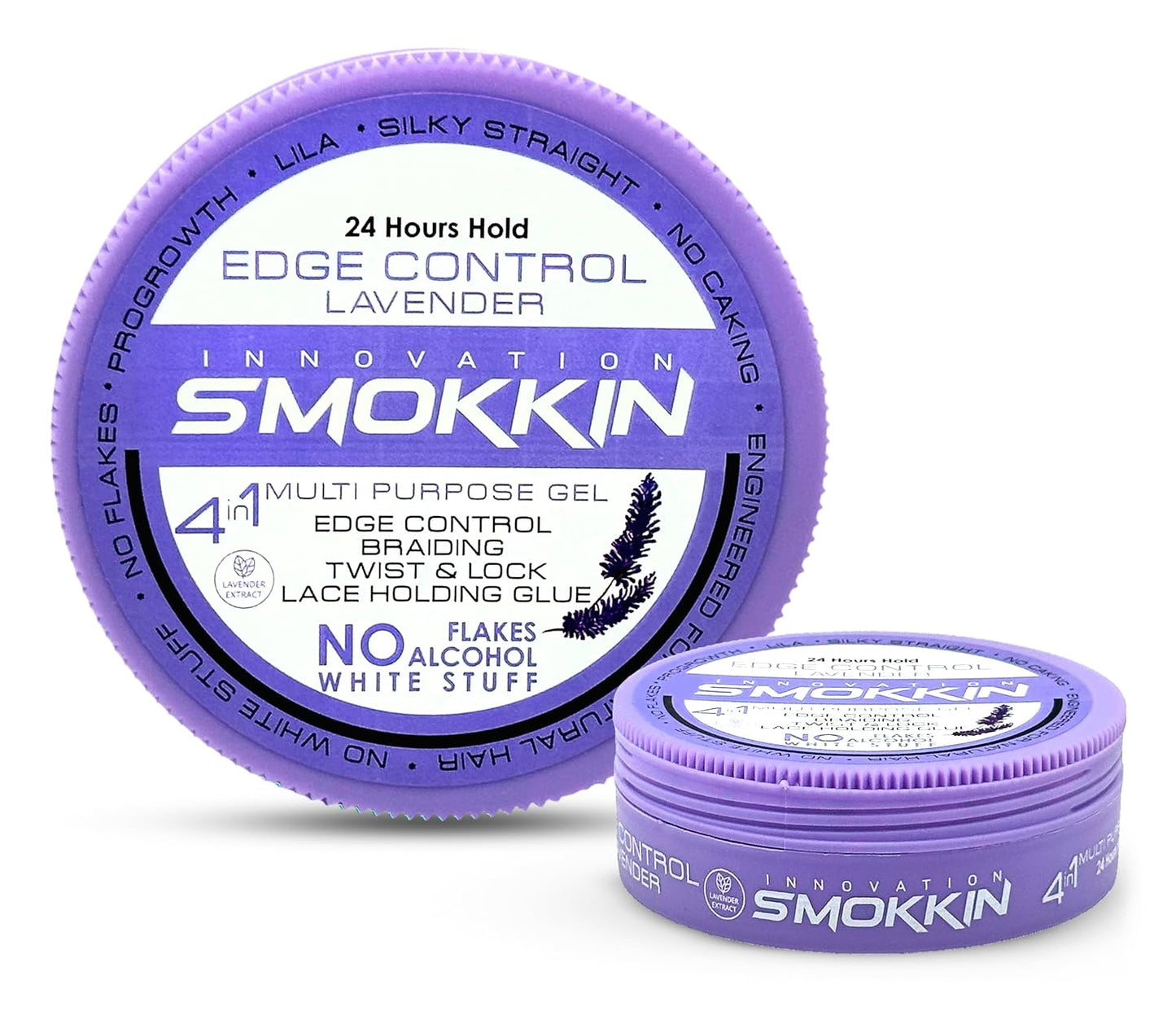 Smokkin Strong Hold Hair Gel with Argan Oil for Braids & Edges