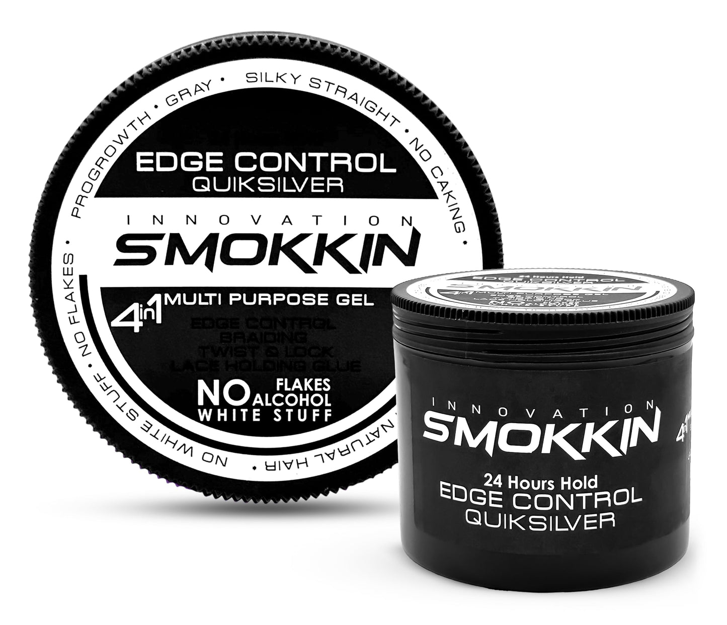 Smokkin Strong Hold Hair Gel with Argan Oil for Braids & Edges