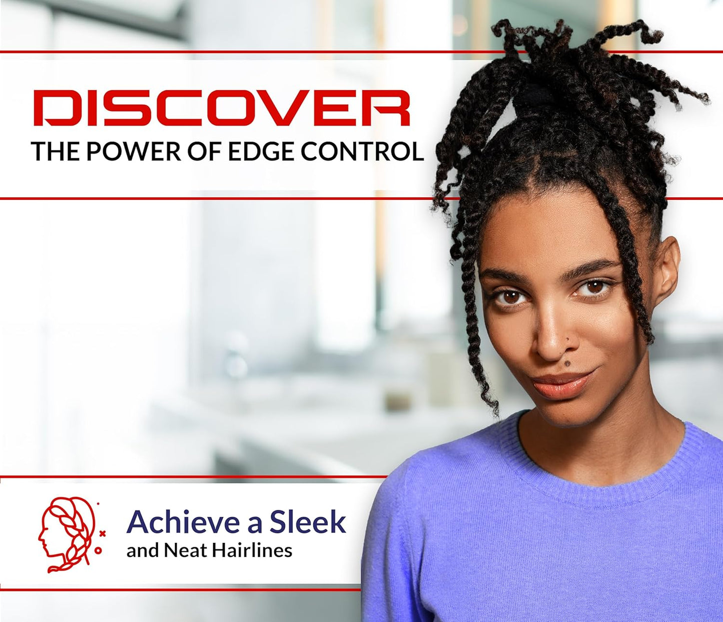 Smokkin Strong Hold Hair Gel with Argan Oil for Braids & Edges