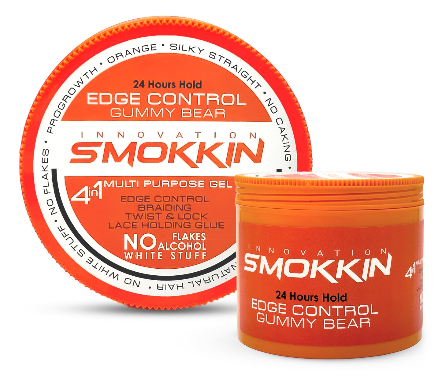 Smokkin Strong Hold Hair Gel with Argan Oil for Braids & Edges