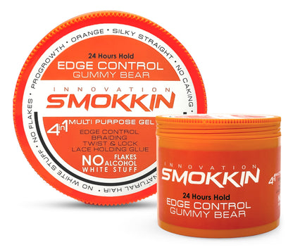 Smokkin Strong Hold Hair Gel with Argan Oil for Braids & Edges