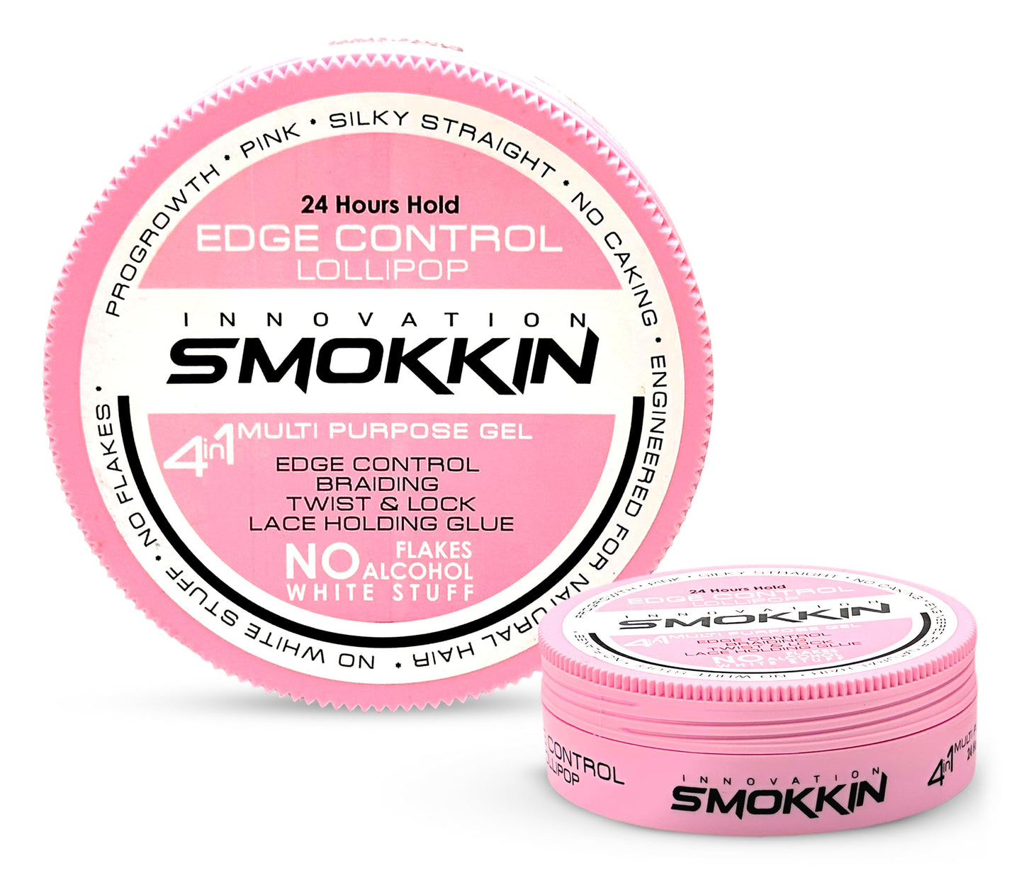 Smokkin Strong Hold Hair Gel with Argan Oil for Braids & Edges