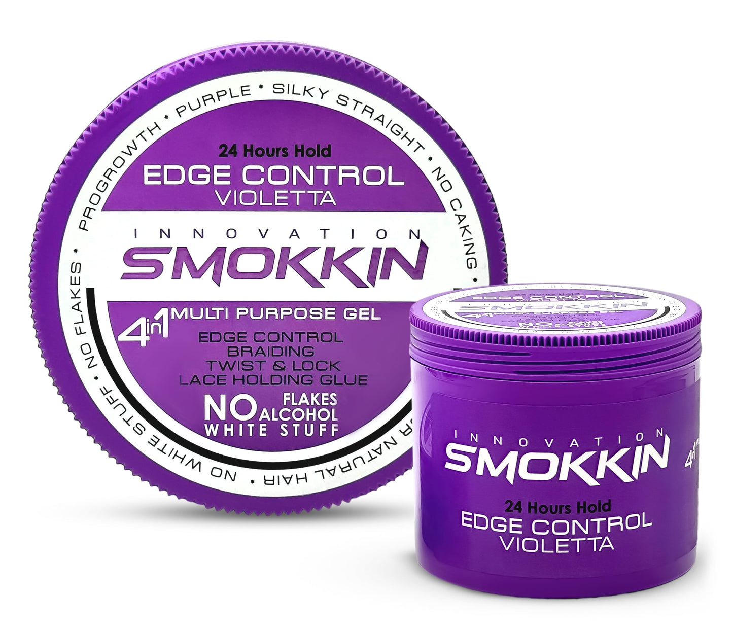 Smokkin Strong Hold Hair Gel with Argan Oil for Braids & Edges
