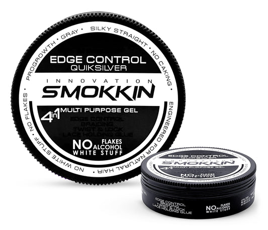 Smokkin Strong Hold Hair Gel with Argan Oil for Braids & Edges