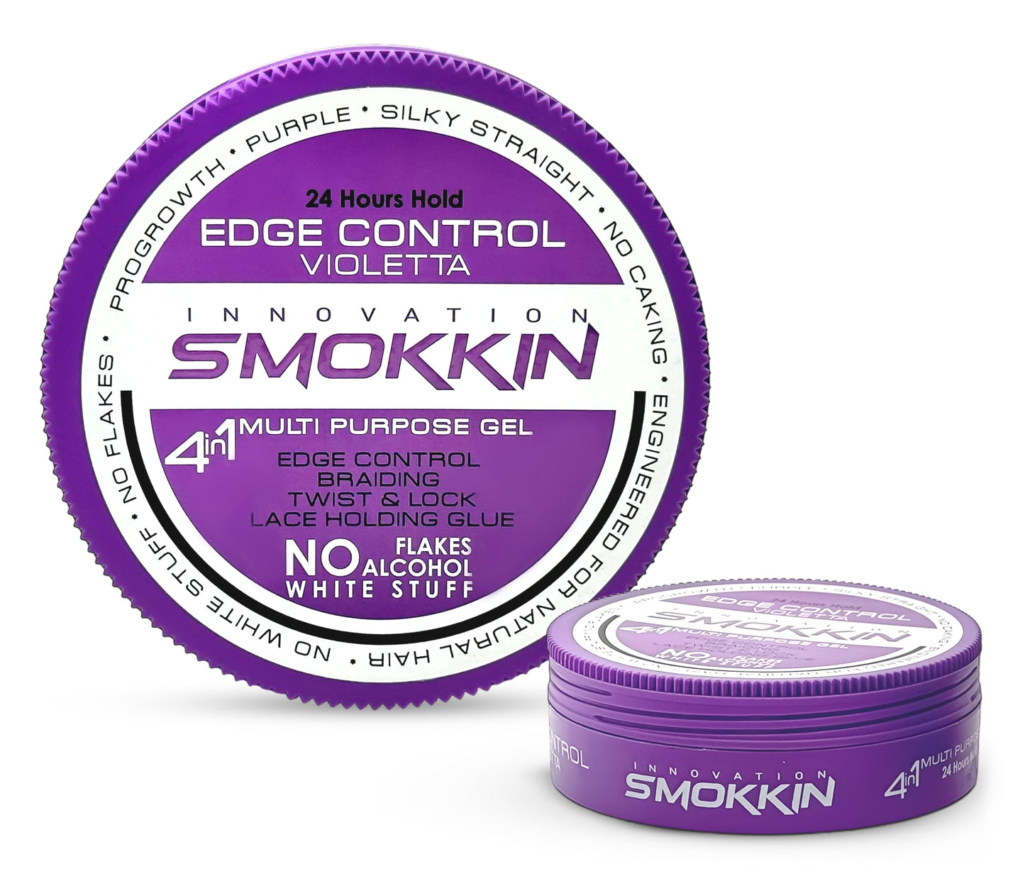 Smokkin Strong Hold Hair Gel with Argan Oil for Braids & Edges
