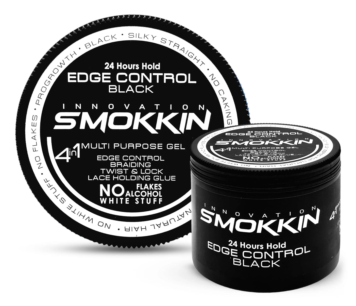 Smokkin Strong Hold Hair Gel with Argan Oil for Braids & Edges