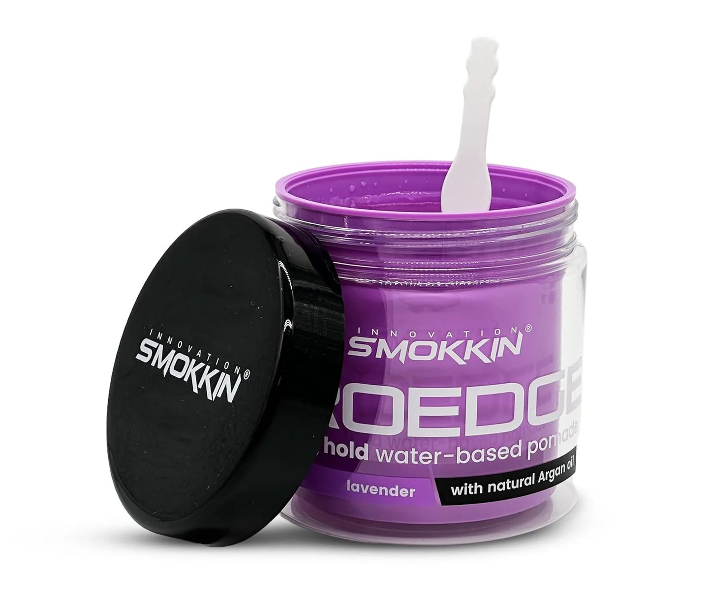 Smokkin Pro Edge Hair Styling Gel - Alcohol-Free, Water-Based Gel with Argan Oil | Strong Hold, Edge Control & Twist Gel for Men & Women