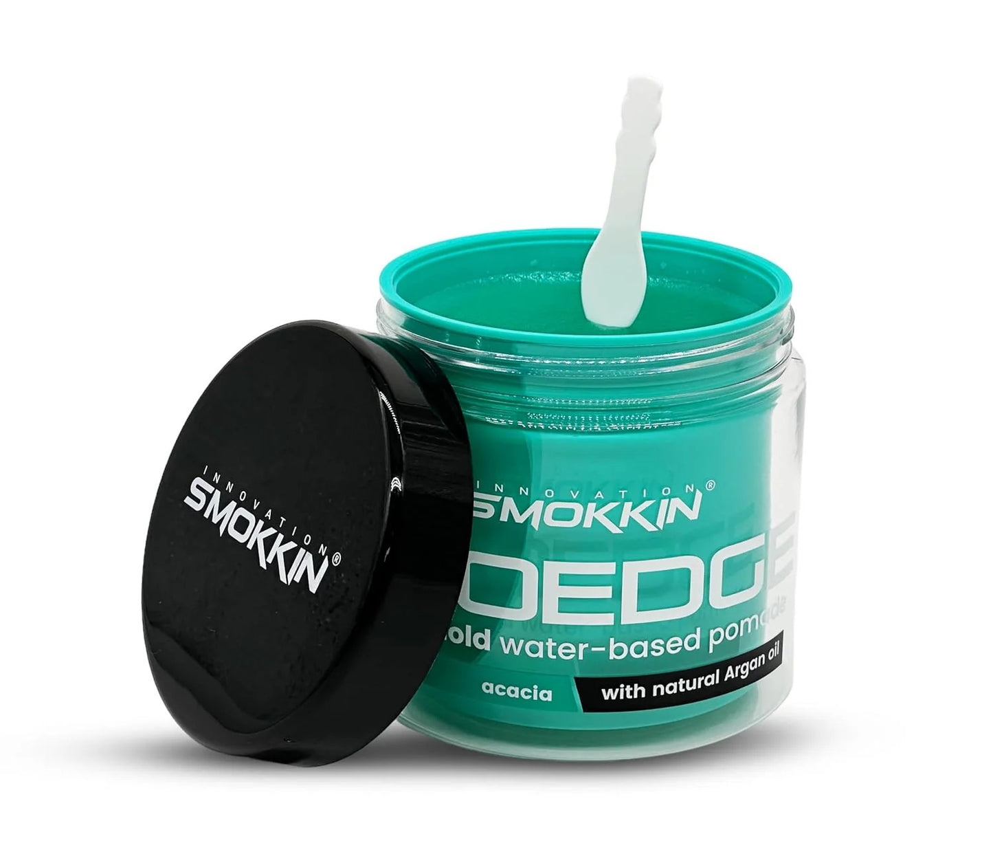 Smokkin Pro Edge Hair Styling Gel - Alcohol-Free, Water-Based Gel with Argan Oil | Strong Hold, Edge Control & Twist Gel for Men & Women