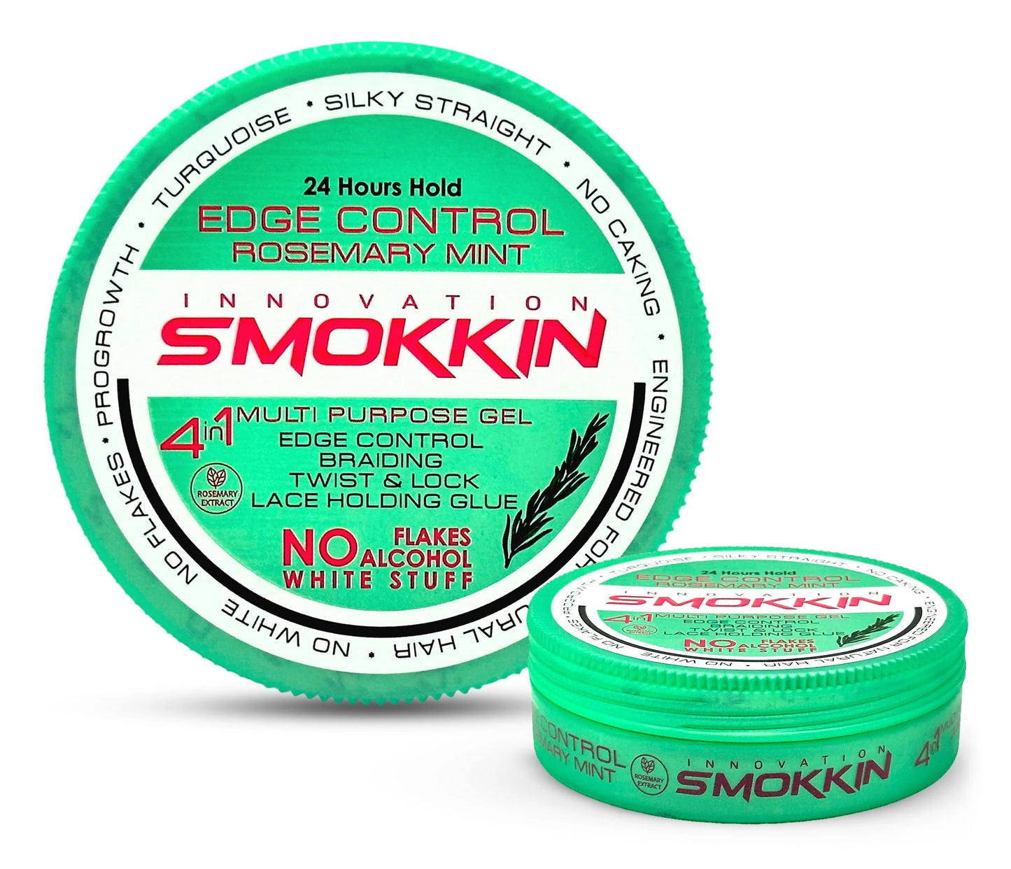 Smokkin Strong Hold Hair Gel with Argan Oil for Braids & Edges