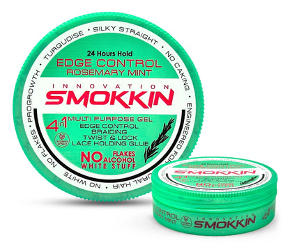 Smokkin Strong Hold Hair Gel with Argan Oil for Braids & Edges