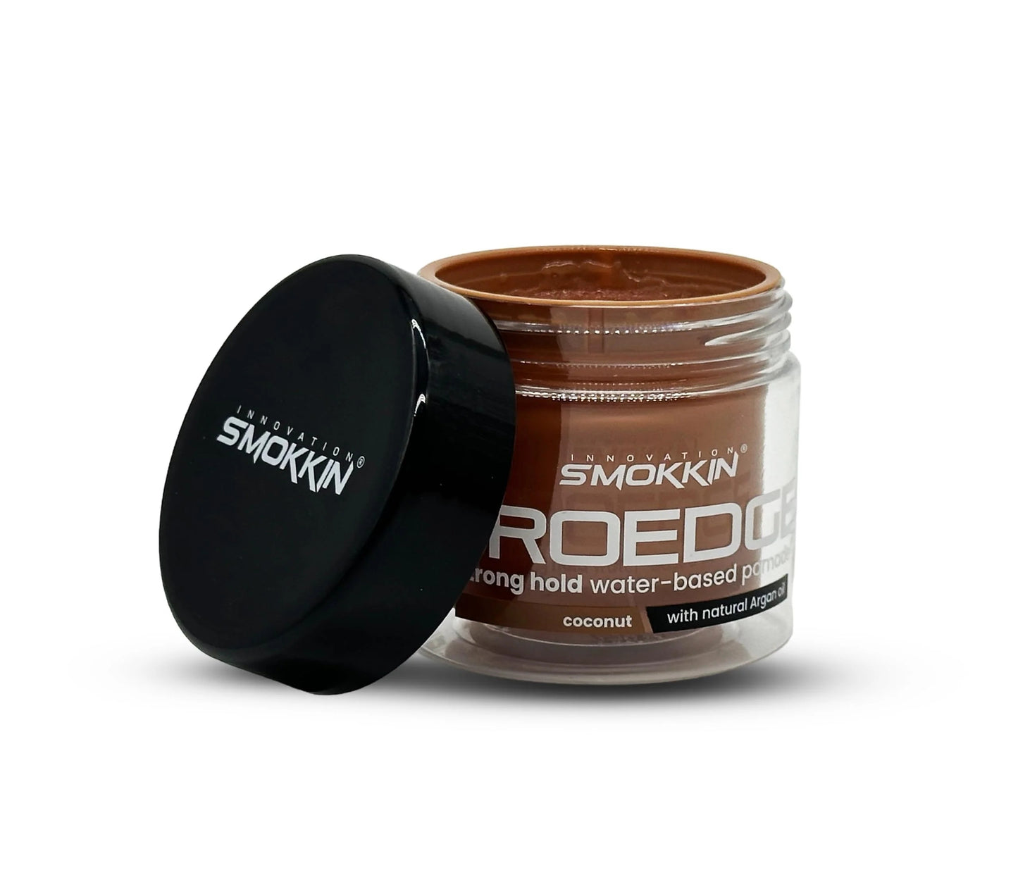 Smokkin Pro Edge Hair Styling Gel - Alcohol-Free, Water-Based Gel with Argan Oil | Strong Hold, Edge Control & Twist Gel for Men & Women